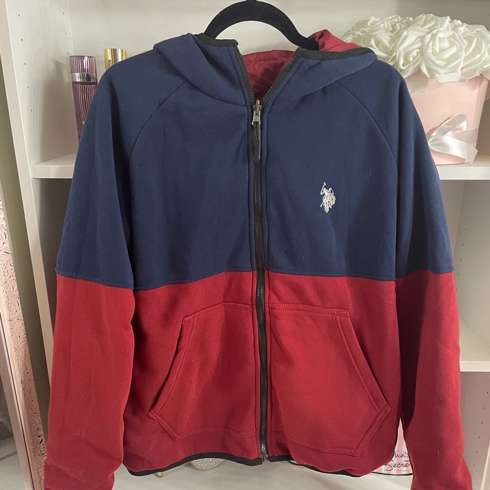 New Reversible U.S. Polo Jacket Windbreaker